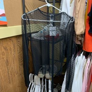 A black long sleeve top